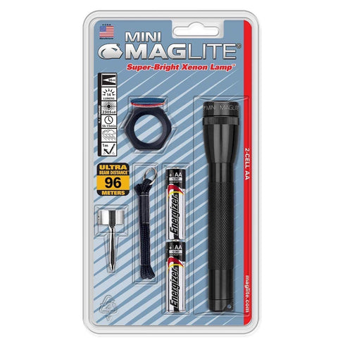 Maglite M2A01C svetilka črna z dodatki