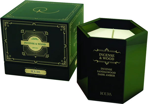 Sveča ROURA 333255.183 dišeča Incense & Wood