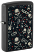 Zippo 60.007.008 vžigalnik Grunt Pattern with Skulls