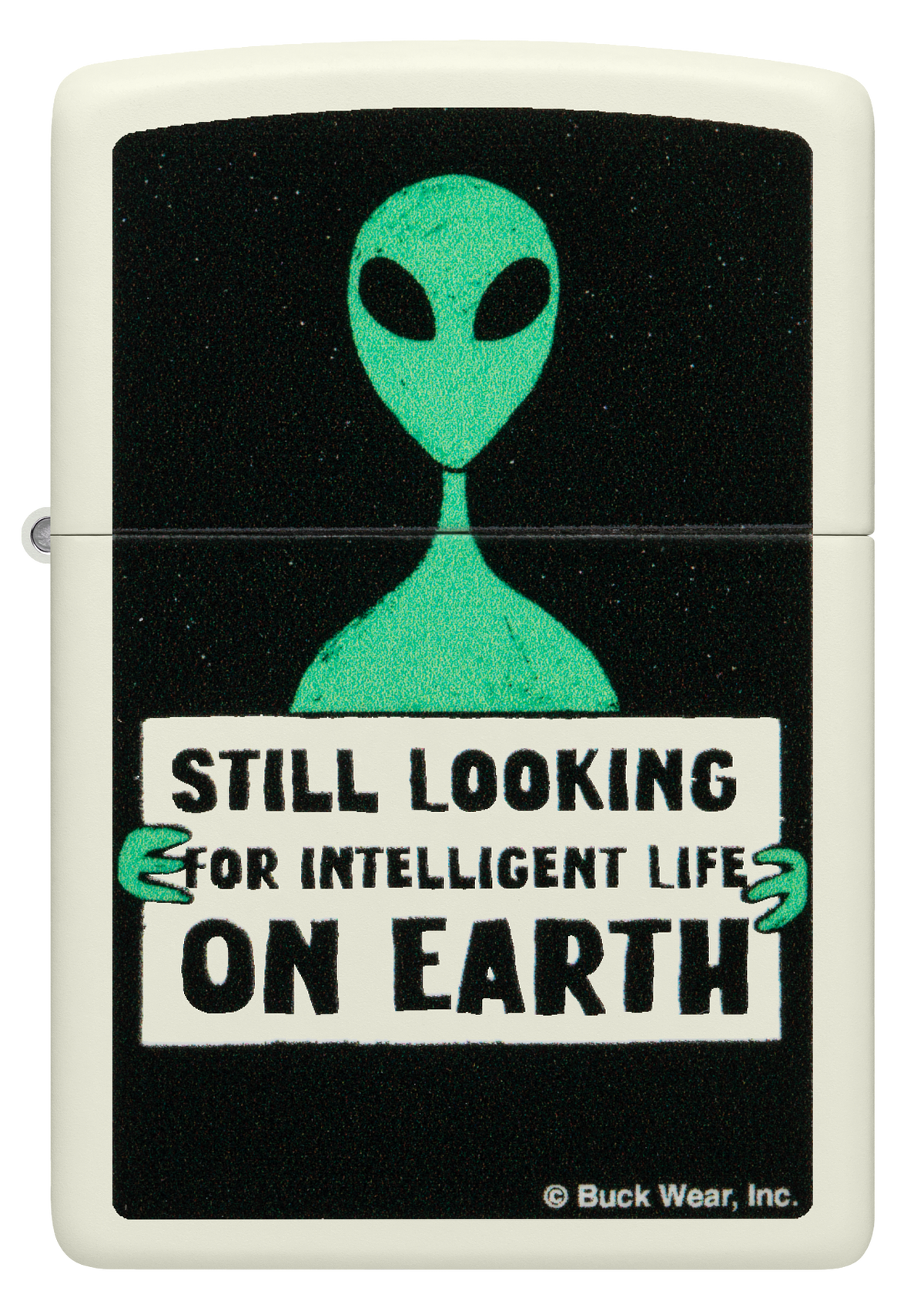 Zippo vžigalnik 46092 Alien Glow in the Dark by Buck Wear