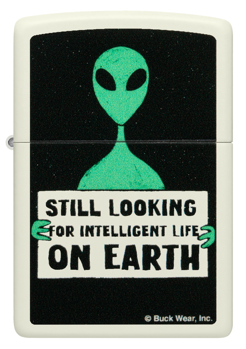 Zippo vžigalnik 46092 Alien Glow in the Dark by Buck Wear
