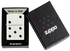 Zippo 46159 vžigalnik Dominos, White Matte