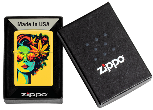 Zippo 46231 vžigalnik Cannabis Woman