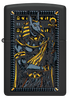 Zippo 46245 vžigalnik Egyptian God Anubus, Black Matte