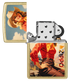 Zippo 46248 vžigalnik Cowgirl, Street Brass