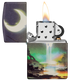 Zippo 46259 vžigalnik Dripping Half-Moon, Glow in the Dark