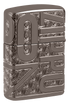 Zippo vžigalnik 46312 Armor Hidden Luxury 360°