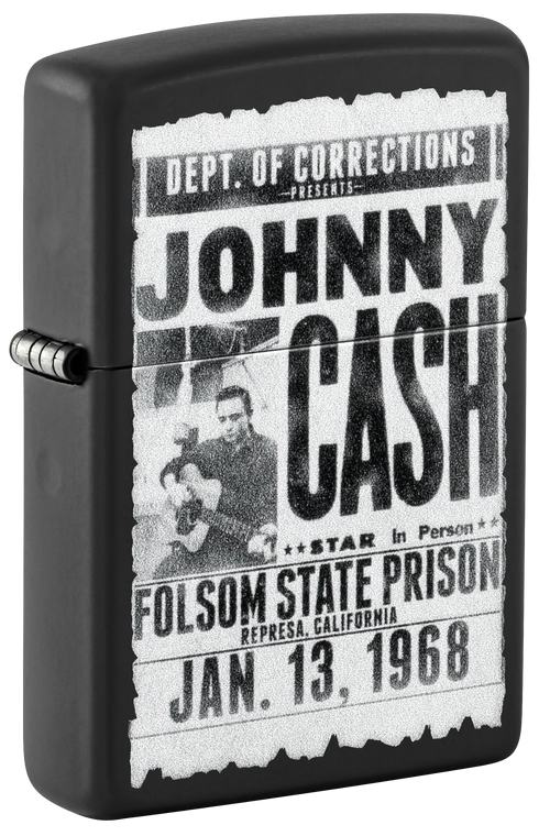 Zippo 46490 vžigalnik Johnny Cash, Newspaper