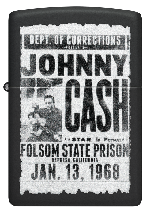 Zippo 46490 vžigalnik Johnny Cash, Newspaper