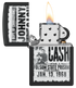 Zippo 46490 vžigalnik Johnny Cash, Newspaper