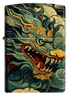 Zippo 46705 vžigalnik Asian Dragon, 540 Tumbled Brass