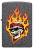 Zippo 46933 vžigalnik Flaming Skull by Rietveld