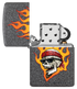 Zippo 46933 vžigalnik Flaming Skull by Rietveld