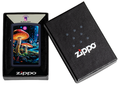 Zippo 46947 vžigalnik UV Glowing Mushrooms
