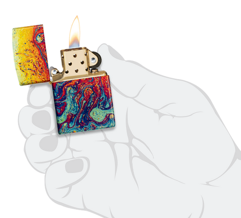 Zippo 46966 vžigalnik Psychedelic Color Pattern