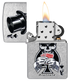 Zippo 47112 vžigalnik Gentleman Skull & Poker by Rietveld