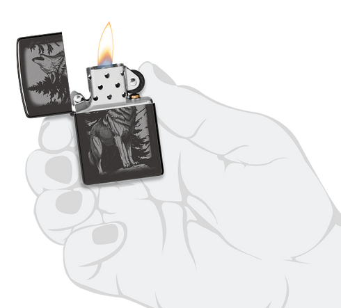 Zippo 47117 vžigalnik Howling Wolf