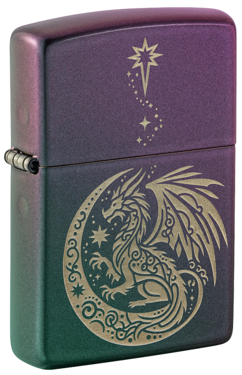 Zippo 47151 vžigalnik Fantasy Dragon and Crescent Moon
