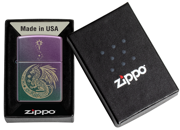 Zippo vžigalnik 47151 Fantasy Dragon and Crescent Moon