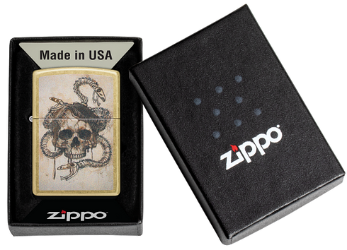 Zippo 47175 vžigalnik Skull and Snake