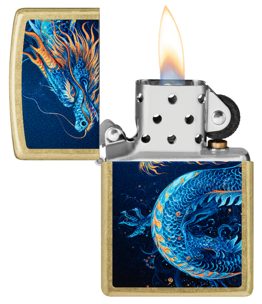Zippo 47178 vžigalnik Blue Dragon