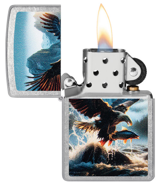 Zippo 47188 vžigalnik Eagle and Fish
