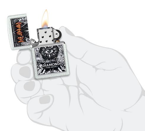 Zippo 47196 vžigalnik Def Leppard, Diamond