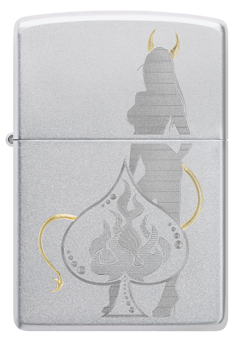 Zippo vžigalnik 48658 Devilish Girl & Ace
