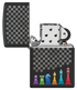 Zippo vžigalnik 48662 Chess Pieces, Black Matte
