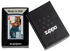 Zippo 48723 vžigalnik Queen of Hearts, Navy Matte