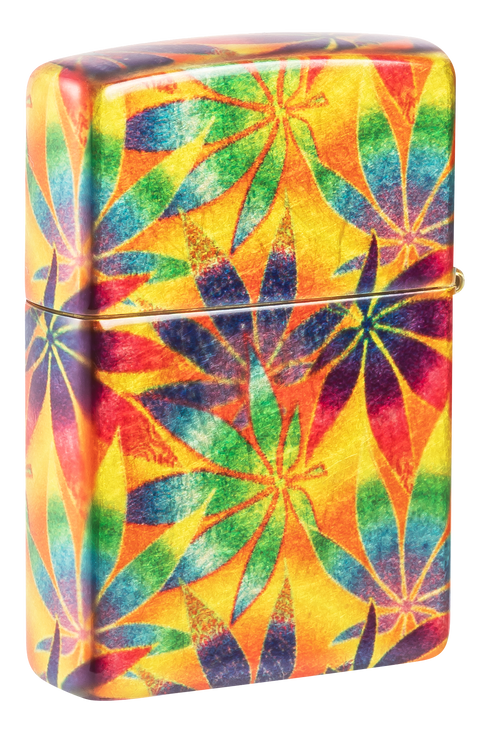Zippo vžigalnik 48776 Cannabis Tumbled Brass
