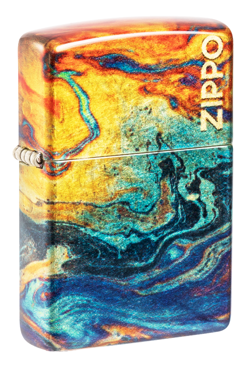 Zippo vžigalnik 48778 Colorful Tumbled Brass