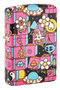 Zippo 48779 vžigalnik Abstract Pink, Glow in the Dark