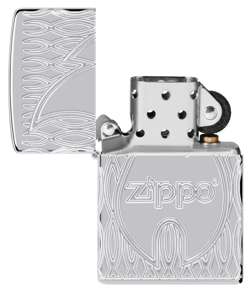 Zippo vžigalnik 48838 Flame Armor HP Chrome