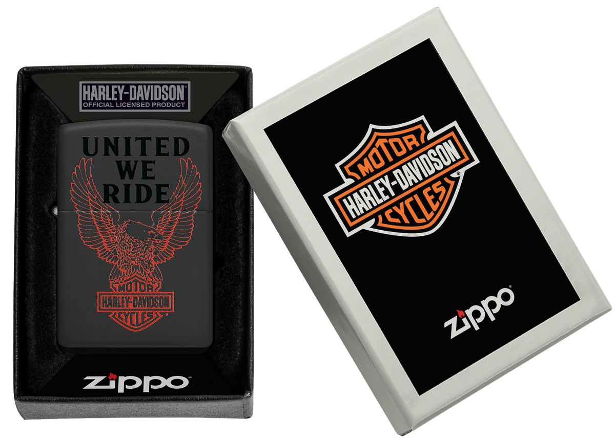Zippo vžigalnik 48983 Harley Davidson® United We Ride