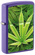 Zippo 49790 vžigalnik Cannabis, Purple Matte
