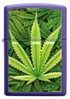 Zippo 49790 vžigalnik Cannabis, Purple Matte