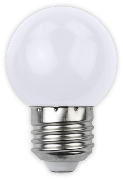 Avide 25929 Žarnica Decor - bela LED SMD E27 1W G45