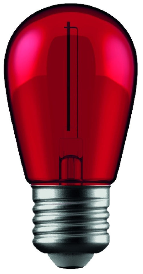 Avide 50440 Žarnica filament Decor rdeča LED 1W E27 S44 50 lm