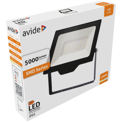 Reflektor Slim LED SMD 50W 4000K 5000lm IP65 ARFFLNW-50W