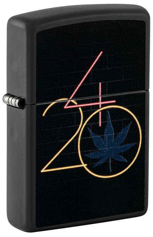 Zippo vžigalnik 60.006.904 Cannabis 420 Black Light