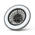 Svetilka stropna Whitney z ventilatorjem, Črna, AFCLCCT-48W-15W-WHB