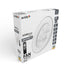 Svetilka stropna Whitney z ventilatorjem, Srebrna, AFCLCCT-48W-15W-WHS