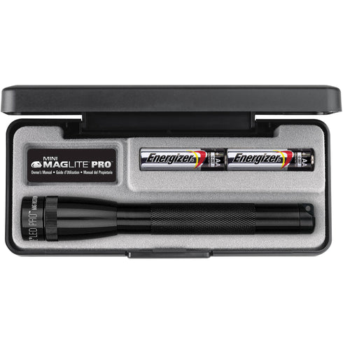 Maglite svetilka LED SP32012L Mini 2x AAA, Črna v darilni škatli