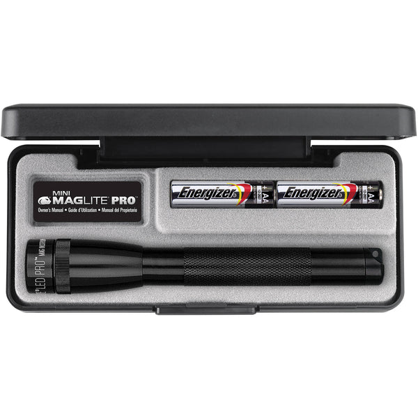 Maglite svetilka LED SP32012L Mini 2x AAA, Črna v darilni škatli