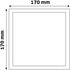 Avide 281987 Stropna svetilka LED 12W NW 950 lm