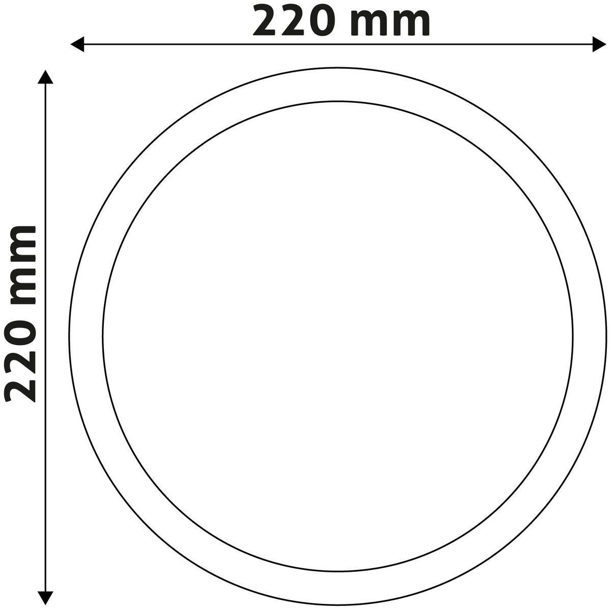 Avide 915265 Zunanja svetilka (Triton-O) Okrogla 20W 4000K 1700 lm IP65