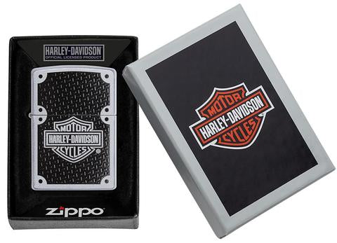 Zippo vžigalnik 24025 Harley Davidson® Carbon Fiber