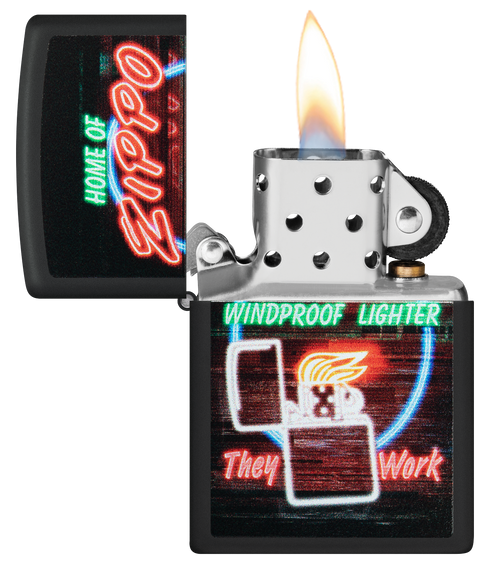 Zippo vžigalnik 48455 Zippo Neon Sign