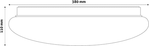 Avide 915180 Stropna svetilka Stella (Starry) LED 24W 4000K 2100 lm